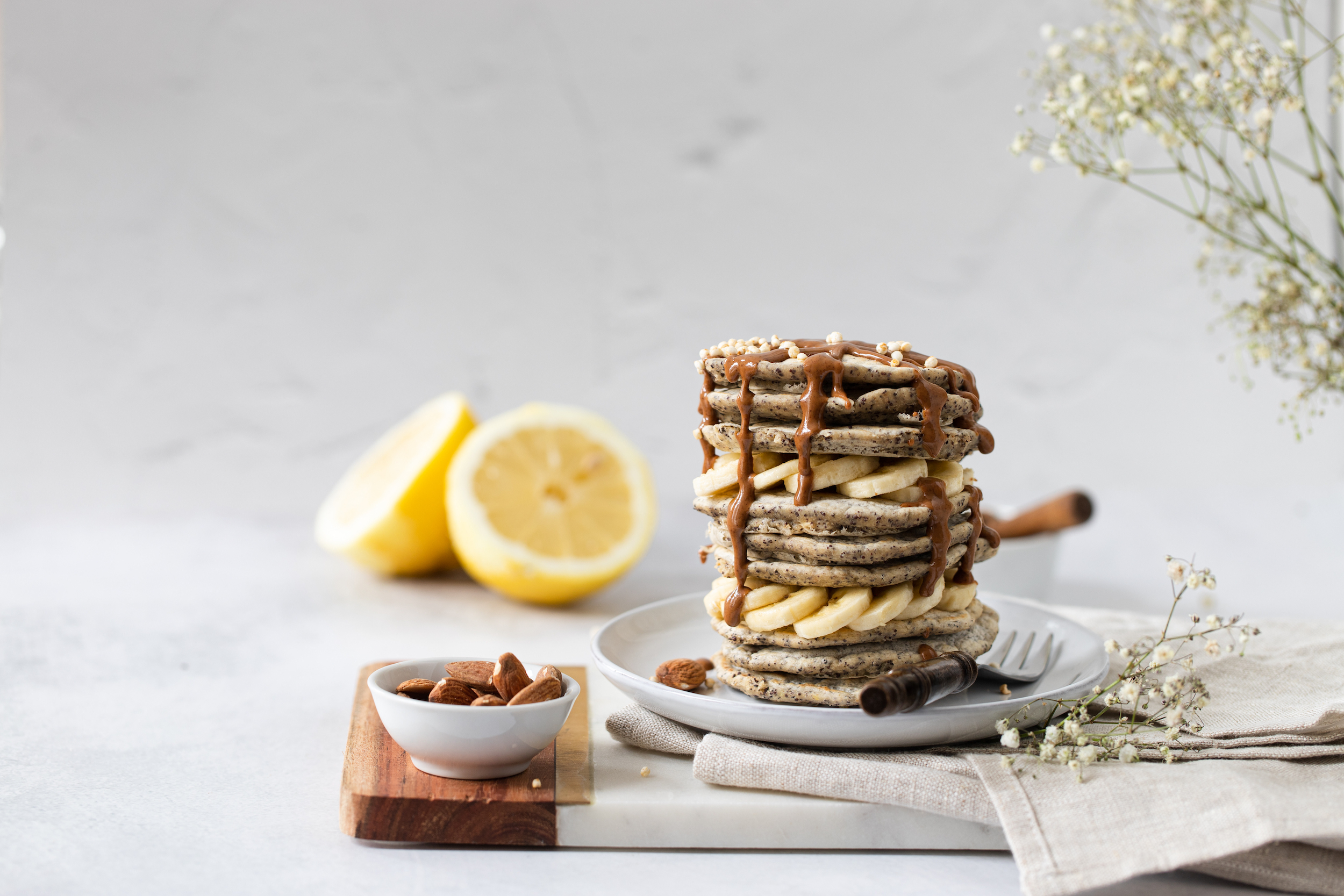 Mohnpancakes mit Zitrone | Vegane Rezepte | Sheloveseating