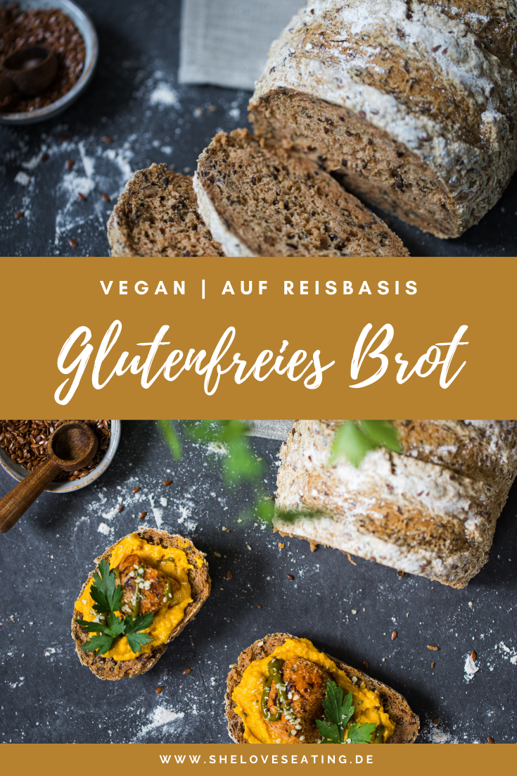 Glutenfreies Brot auf Reismehl-Basis | Vegan | Sheloveseating